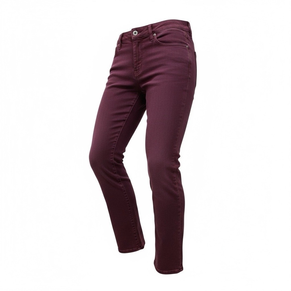 Y2K Bullhead Men's 30x30 Skinniest Washout Burgundy Denim Jeans